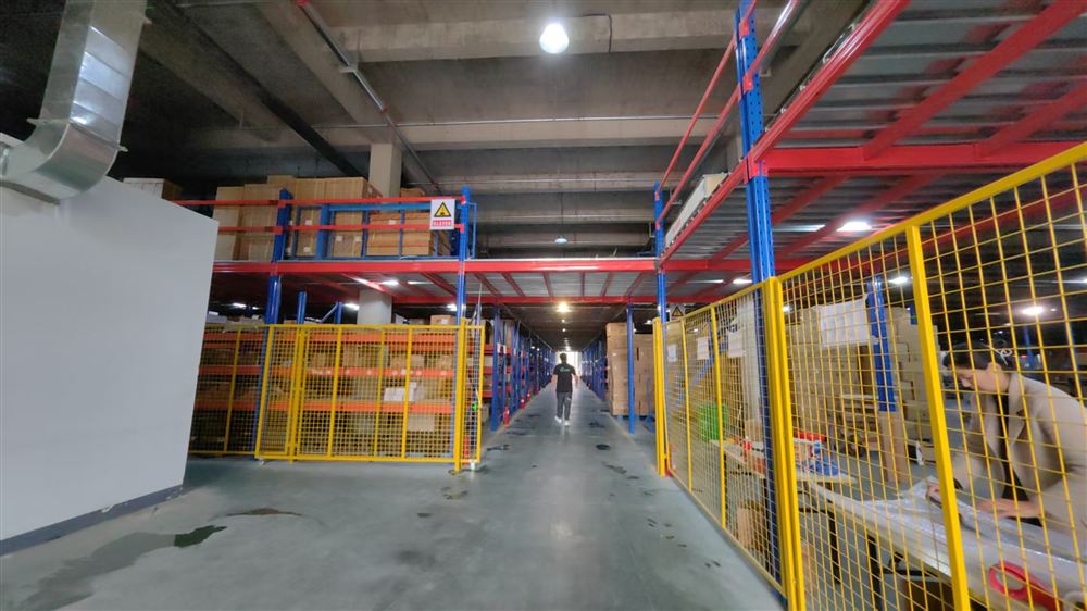 EPID diesel engine parts warehouse racking aisle
