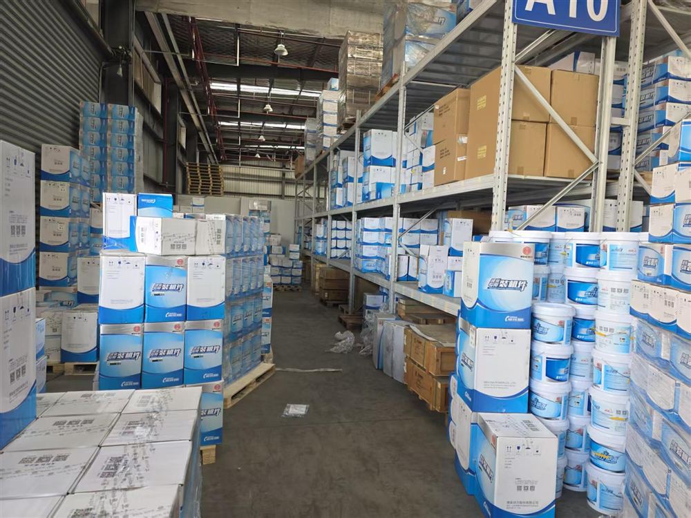 Weichai engine parts stock on shelves in EPID warehouse
