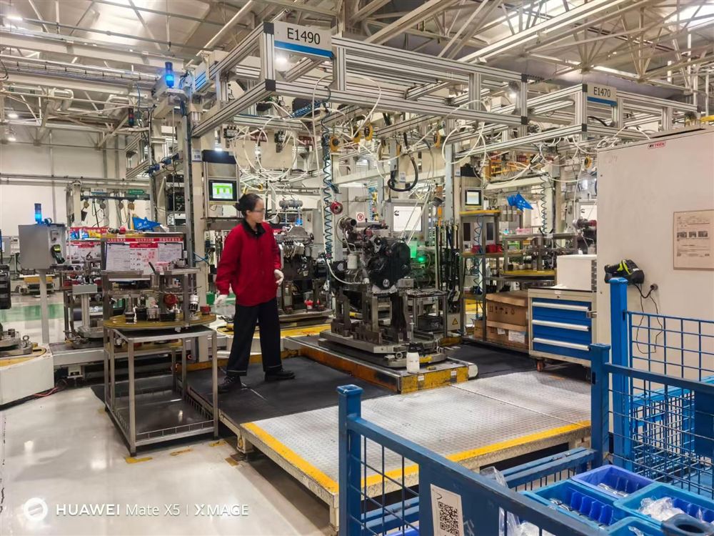 Diesel engine parts production line at EPID workshop