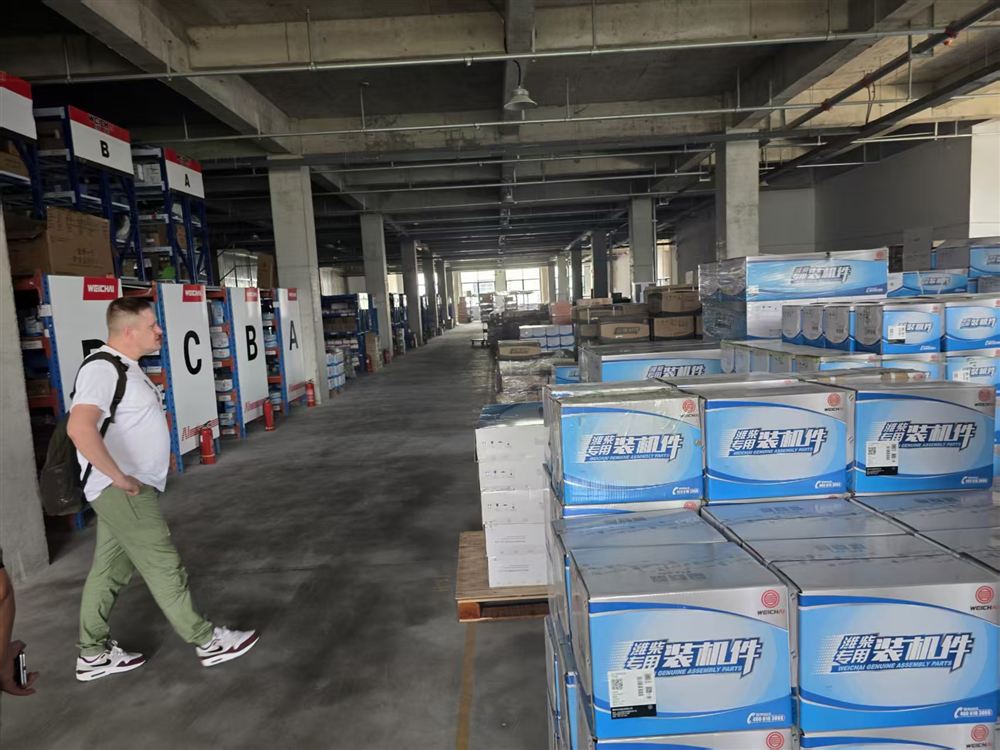 EPID warehouse team preparing engine parts orders